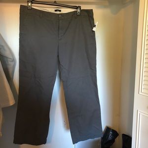 Gap Bootcut Gray Khakis